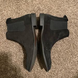 Black suede asos chelsea boots